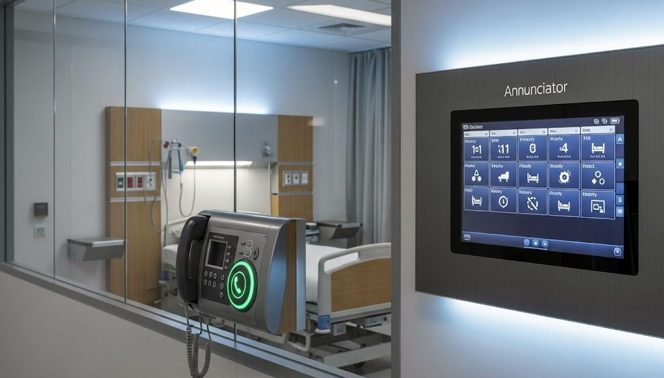 Digital Nurse Call System with Central Monitoring Console