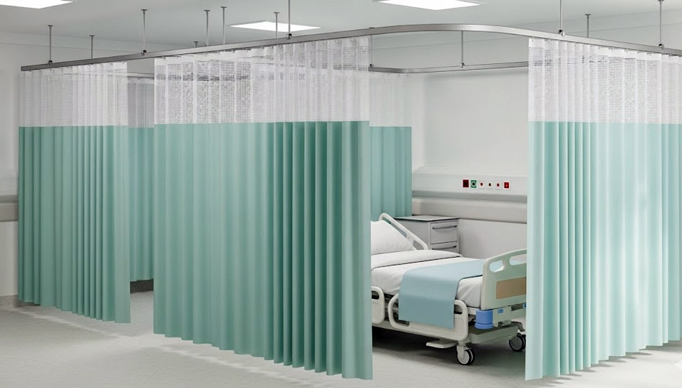 Hospital Bed Curtains and Cubicle Track System