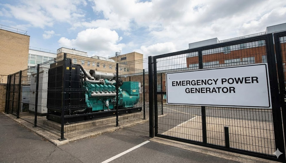 Industrial Diesel Generator Set with Acoustic Enclosure for Hospital